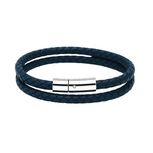 HANDMADE-LEATHER-NACCY-COLOR-NAVY-BLUE Naccy narukvica