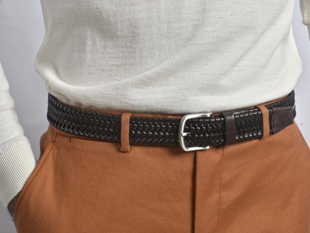 KAIS-748-BROWN kožni kaiš braon