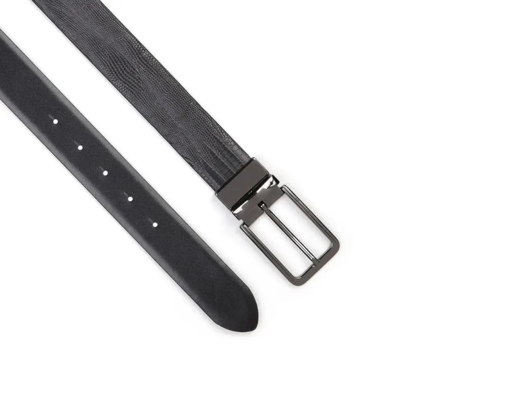 SET-(BELT-WALLET)-RUBY-BLACK-(4) kožni kaiš crni