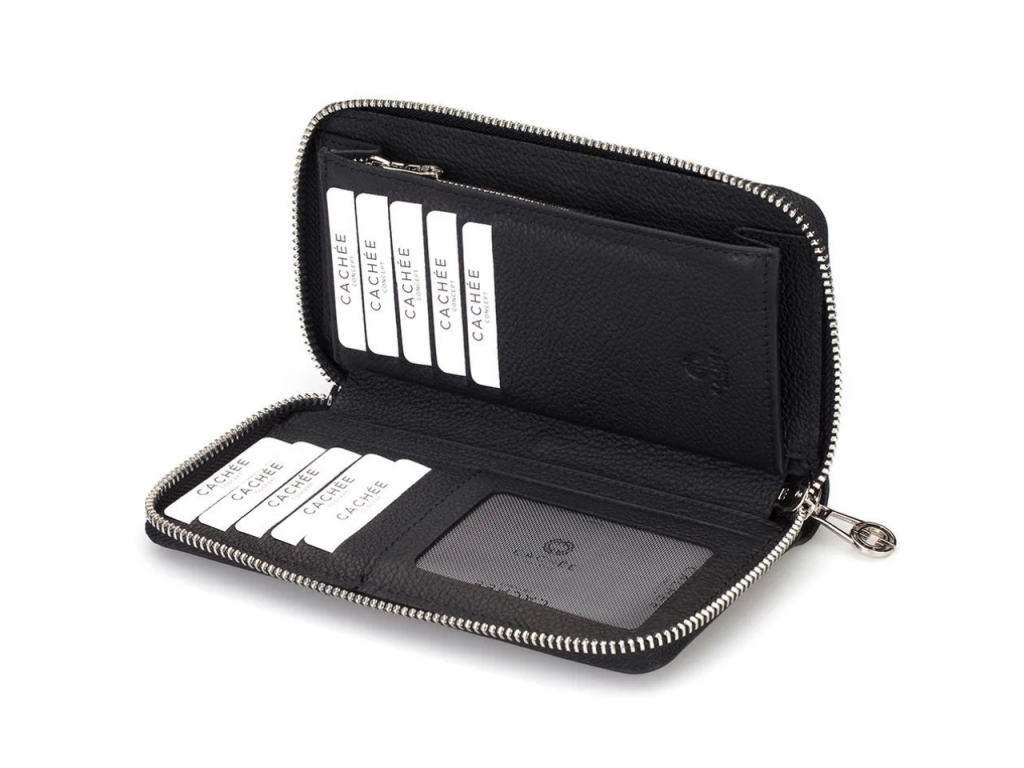 ZIPPER-WALLET-LIMA-COLOR-BLACK-CENA-5800 Zipper Wallet Lima