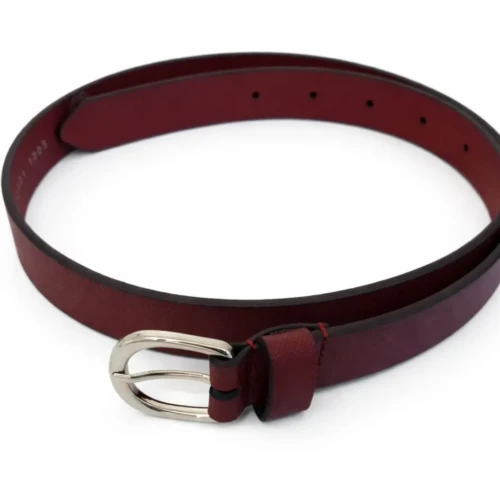 SAFFIANO BURGUNDY ženski kaiš SAFFIANO BURGUNDY ženski kaiš