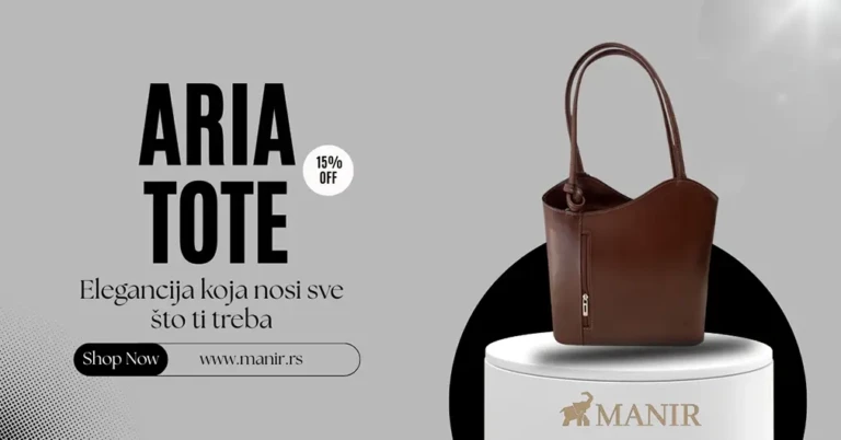 ARIA TOTE kožna torba