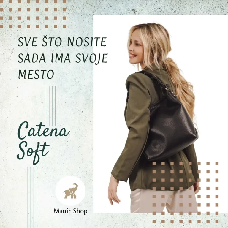 CATENA SOFT ženska kožna torba