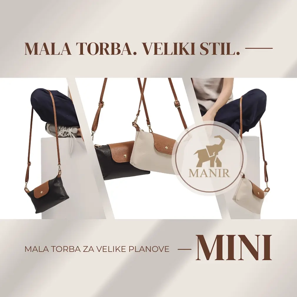 Ženska kožna torba MINI je pravi izbor za svaki dan
