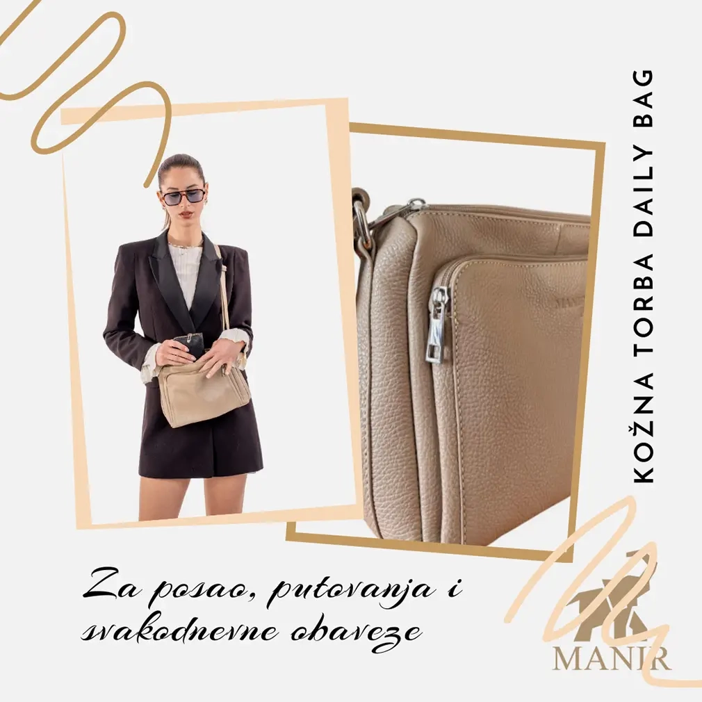 Kožna torba DAILY BAG od prirodne kože