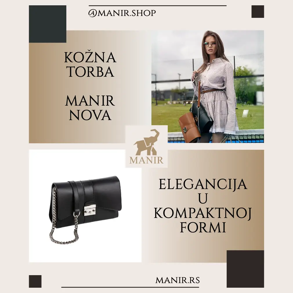 Kožna torba Manir Nova – elegancija u kompaktnoj formi