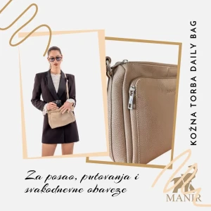 Kožna torba DAILY BAG od prirodne kože
